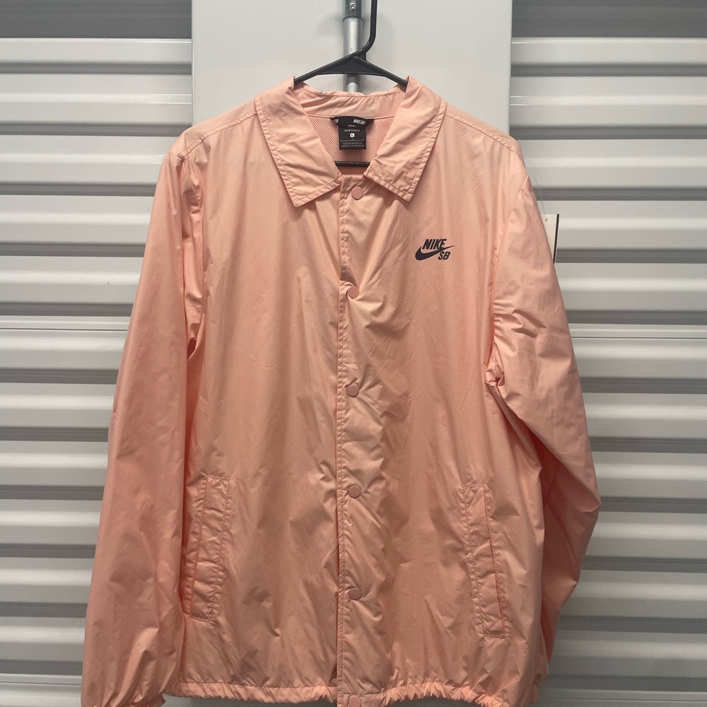 pink nike sb shield jacket large
